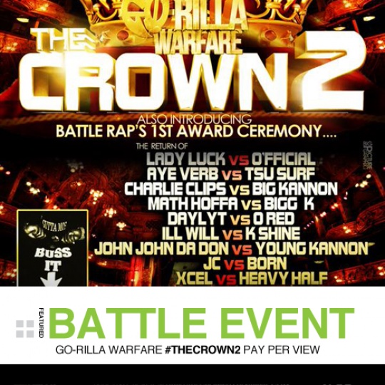 Go-Rilla Warfare: The Crown 2 Live Coverage | Rap Grid
